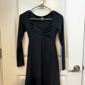 Wild Fable Black Long Sleeve Dress